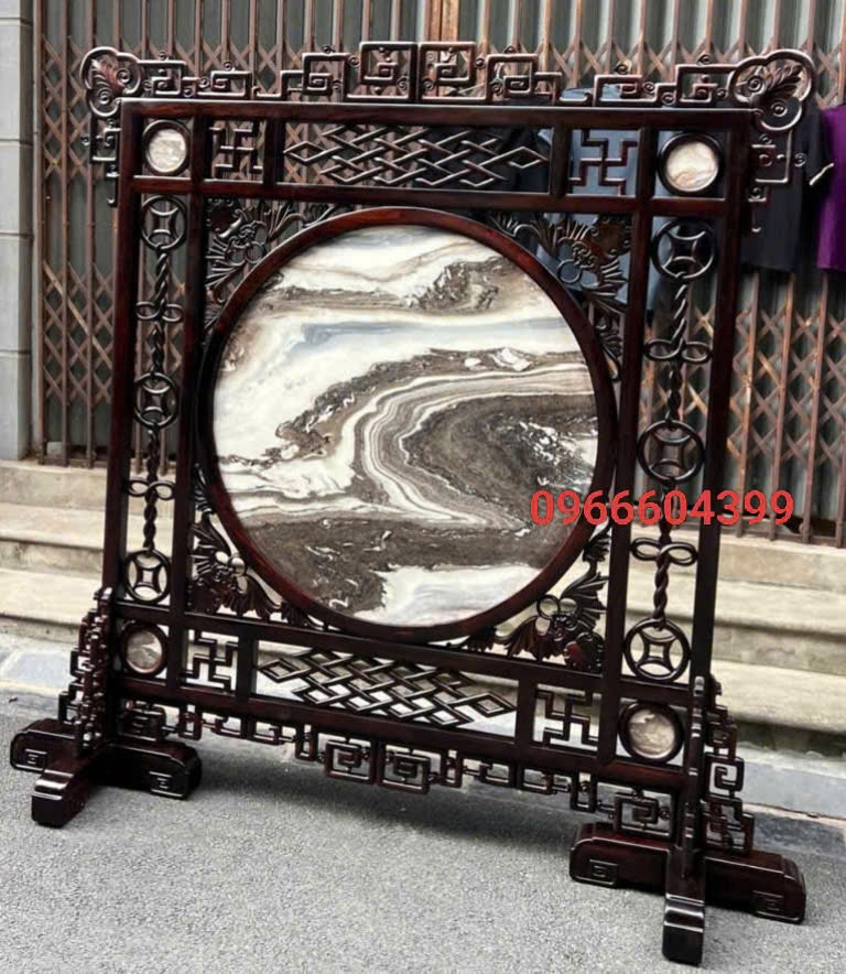 BÌNH PHONG ĐÁ GỖ TRẮC